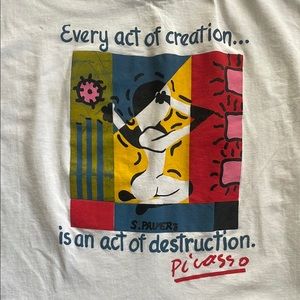 Picasso Graphic Tee Vintage 91
